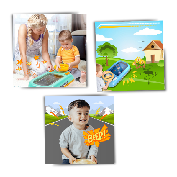 Premium Interactive Driving Simulator Toy For Kids With Educational Play