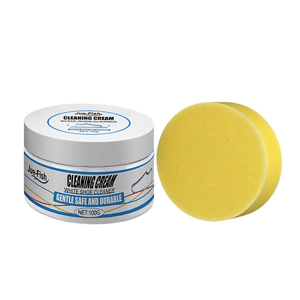 Gentle Cream Shoe Polish for Fabrics and Shoes Clean No Residue Shine