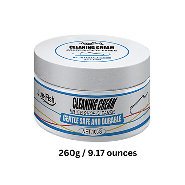 Gentle Cream Shoe Polish for Fabrics and Shoes Clean No Residue Shine