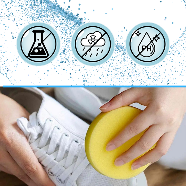 Gentle Cream Shoe Polish for Fabrics and Shoes Clean No Residue Shine