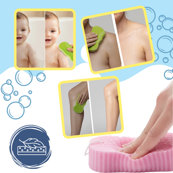 Soft Exfoliating Bath Sponge For Smooth Healthy Skin Every Day