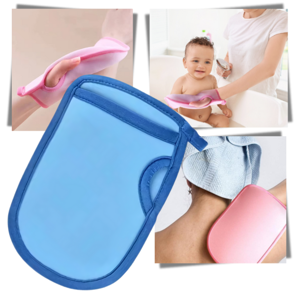 Gentle Exfoliating Body Scrub Gloves For Smoother Radiant Skin