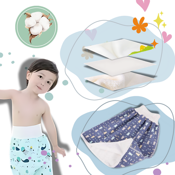 Cloth Diaper Cover And Training Shorts For Leakproof Comfort