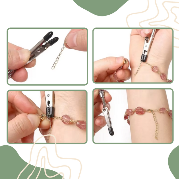 One Hand Bracelet Helper With Non Slip Grip For Easy Jewelry Fastening