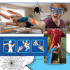 Glowing Spider Web Toy With Retractable Rope For Safe Active Play