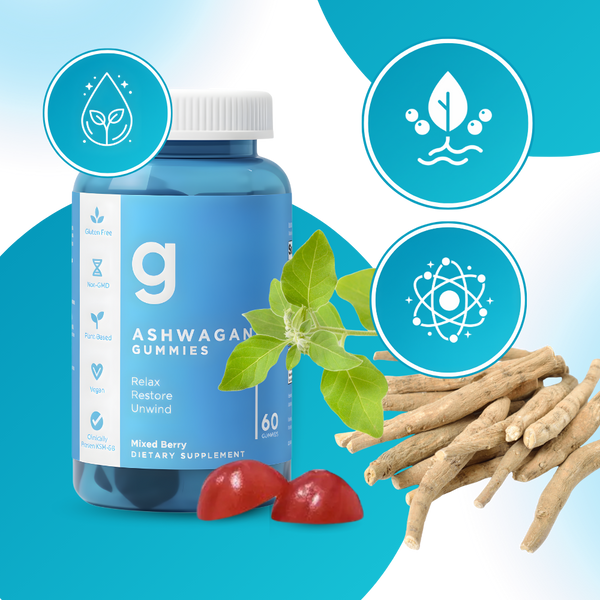 Gluten Free Herbal Gummies With Ashwagandha Probiotics For Daily Wellness