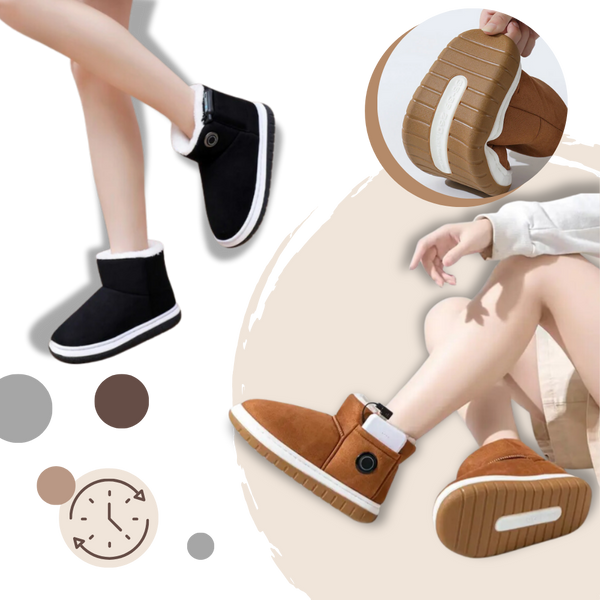 Premium Cotton Shoes With Graphene Heating For All Day Warmth
