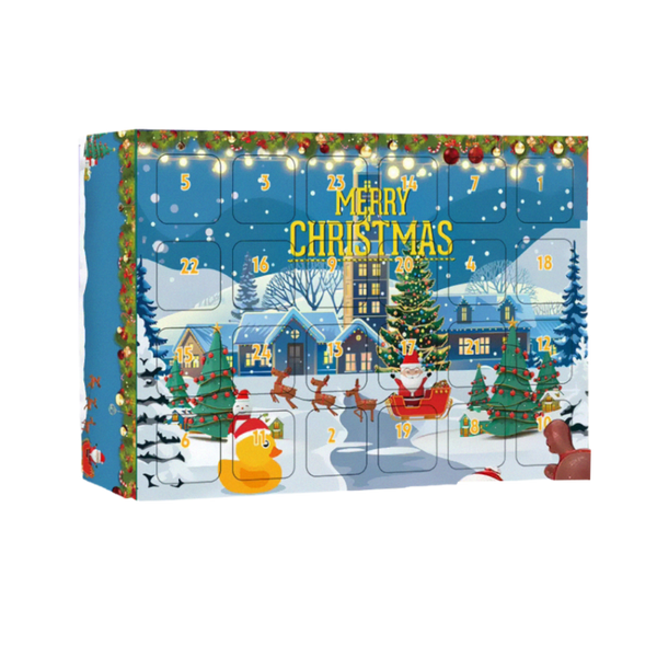 Holiday Duck Advent Calendar With 24 Halloween And Christmas Surprises