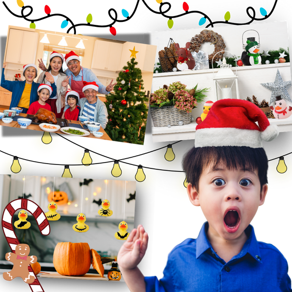 Holiday Duck Advent Calendar With 24 Halloween And Christmas Surprises