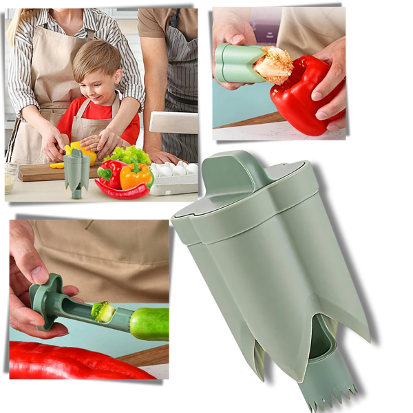 Ergonomic Harmless Pepper Core Remover For Quick Seed Removal