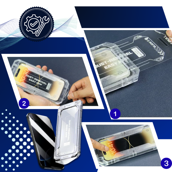 Privacy Screen Protector For iPhone Ultra Clear View Bubble Free