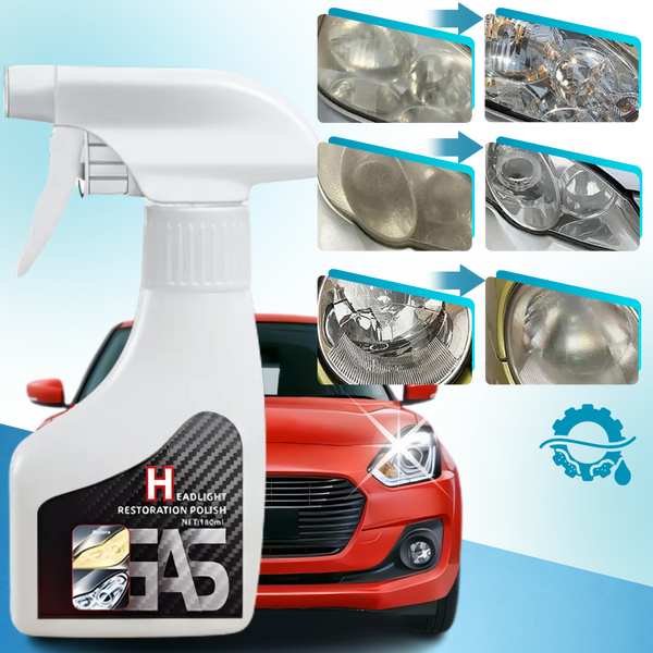 Headlight Restoration Kit With Deep Clean And Scratch Resistant Coating