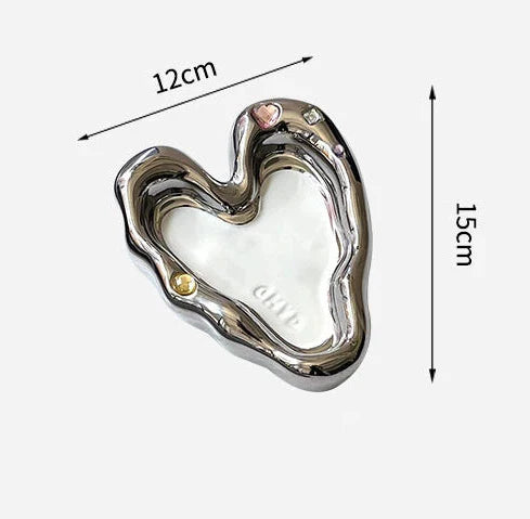 Heart of Chrome Mirror Tray