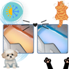 Cooling Cat House With Heat Reflective Insulation Layer
