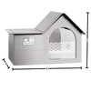 Cooling Cat House With Heat Reflective Insulation Layer