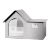 Cooling Cat House With Heat Reflective Insulation Layer