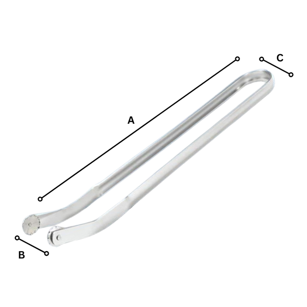 Premium Heat Resistant Grill Tongs With Ergonomic Grip For Easy Flipping
