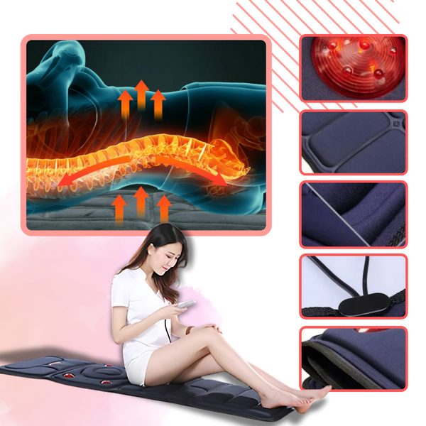 Full Body Heat Therapy Massage Mat For Pain Relief And Relaxation
