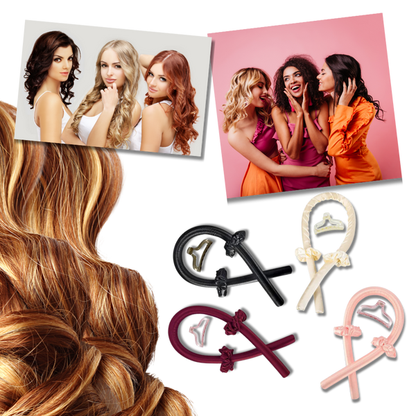 Silk Heatless Curling Headband for Overnight Damage Free Curls