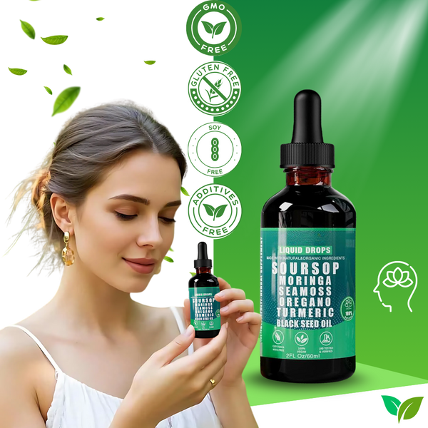 Soursop Herbal Drops for Daily Vitality and Adaptogenic Support