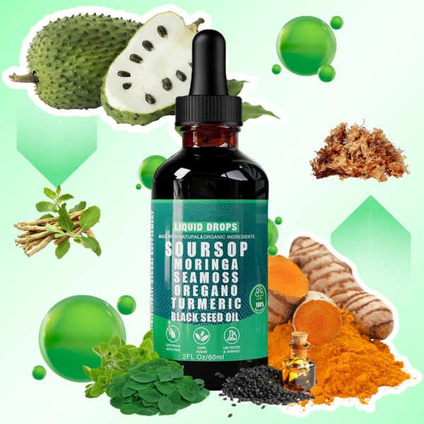 Soursop Herbal Drops for Daily Vitality and Adaptogenic Support