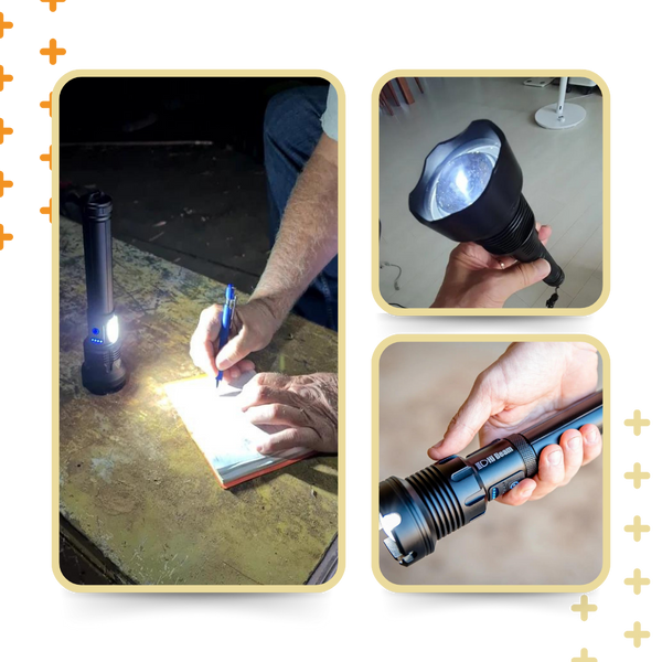 Rechargeable LED Torch Delivers High Brightness And Rugged Build