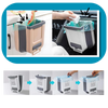 High Capacity Foldable Trash Can For Small Spaces And Kitchens