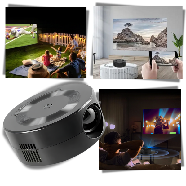 Crystal Clear Mini Projector for Home Theater and Presentations