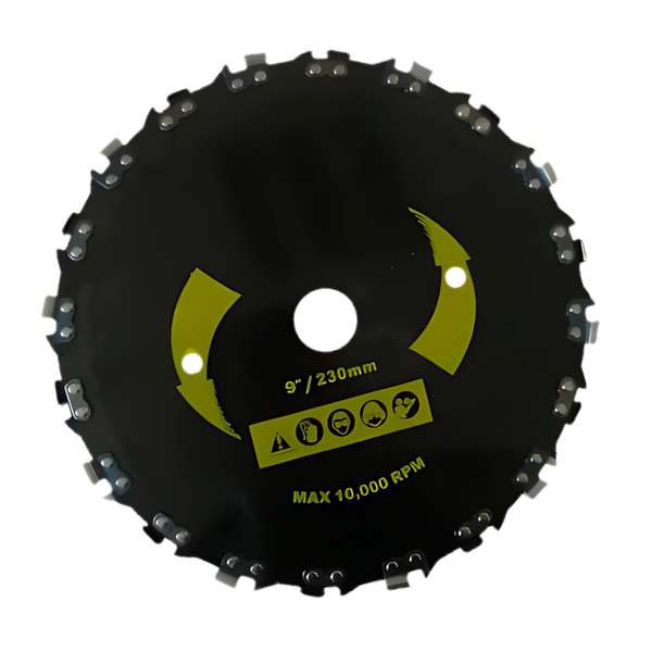 Steel Trimmer Head With High RPM Blades For Effortless Yard Clearing