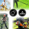 Steel Trimmer Head With High RPM Blades For Effortless Yard Clearing