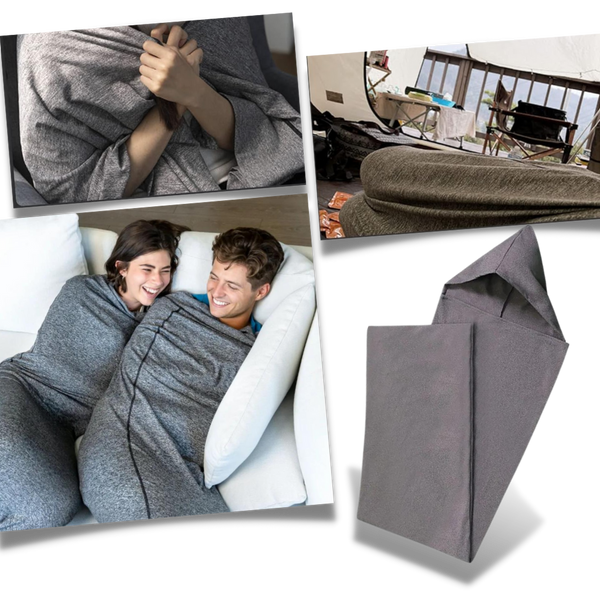 Hooded Wearable Blanket for Cozy Comfort and Portable Warmth Anywhere