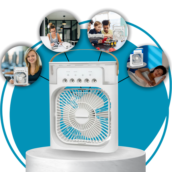 Hydrocooling Portable Air Conditioner With Humidifier For All Day Comfort