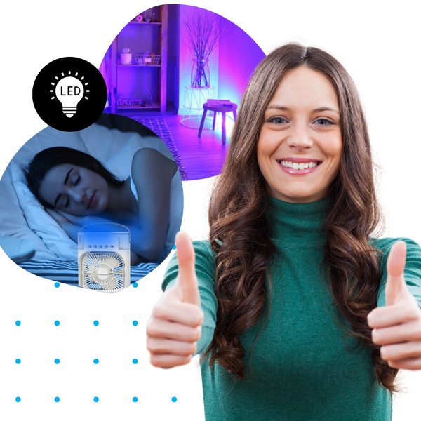 Hydrocooling Portable Air Conditioner With Humidifier For All Day Comfort
