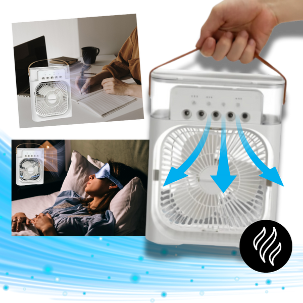 Hydrocooling Portable Air Conditioner With Humidifier For All Day Comfort