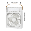 Hydrocooling Portable Air Conditioner With Humidifier For All Day Comfort