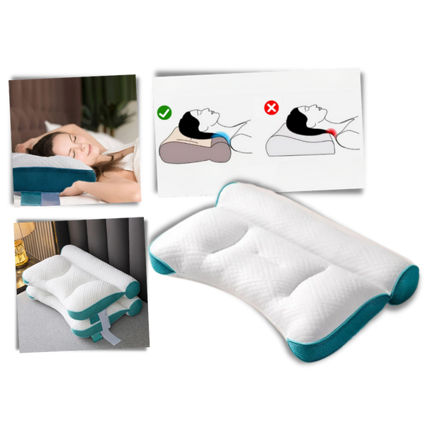 Breathable Hypoallergenic Cervical Support Pillow For All Sleepers