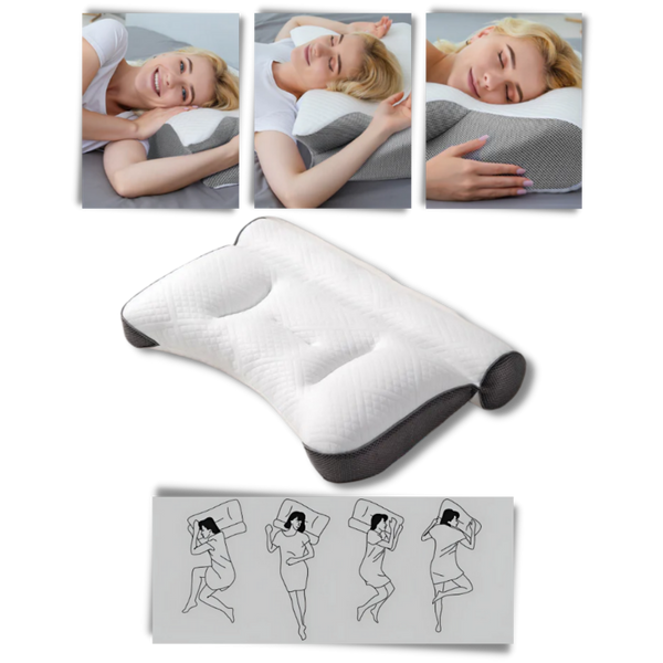 Breathable Hypoallergenic Cervical Support Pillow For All Sleepers
