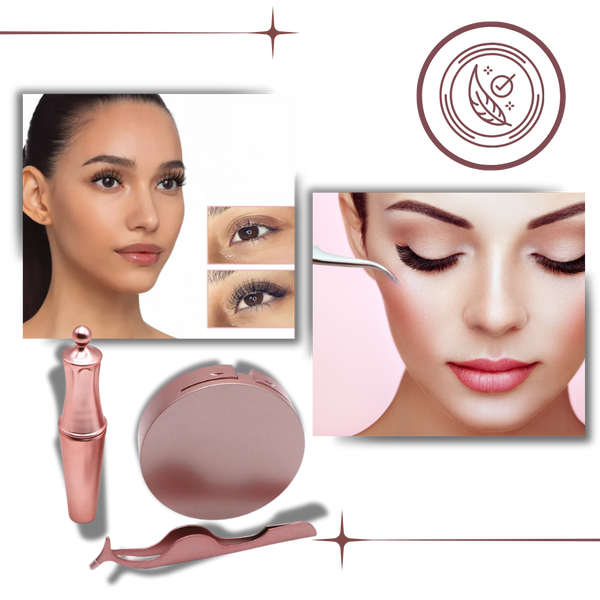 Premium Hypoallergenic Eyelashes With No Glue For Natural Look