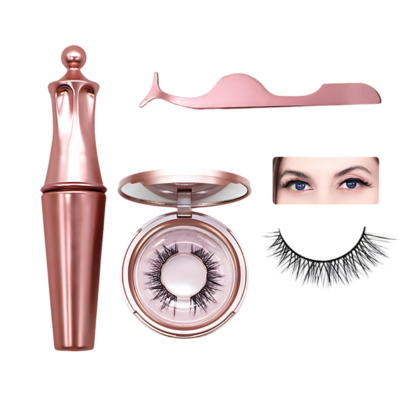 Premium Hypoallergenic Eyelashes With No Glue For Natural Look