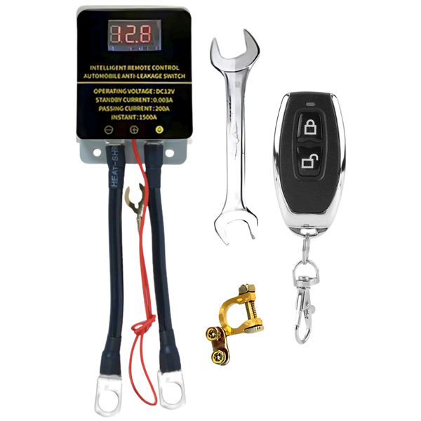 One-Touch Vehicle Cutoff Remote for Engine Shutdown and Battery Protection