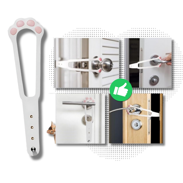 Cat Door Latch With Adjustable Fit For Private Space