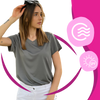 Instant Cooling V Neck Shirt For Women Breathable Comfort