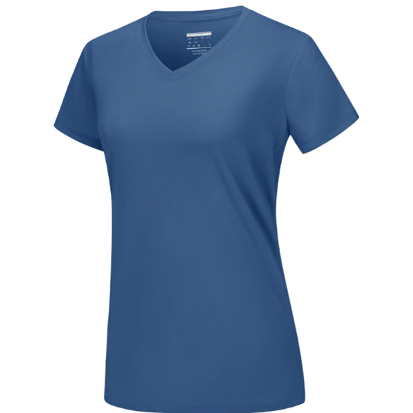 Instant Cooling V Neck Shirt For Women Breathable Comfort