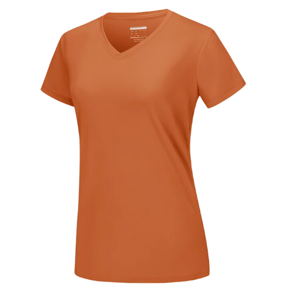 Instant Cooling V Neck Shirt For Women Breathable Comfort