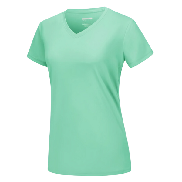 Instant Cooling V Neck Shirt For Women Breathable Comfort