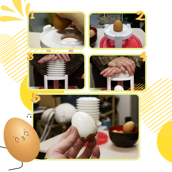 Egg Shell Peeler For Fast Easy Mess Free Peeling Of Hard Boiled Eggs