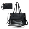Insulated Tote Bag With Lunch Compartment And Laptop Space