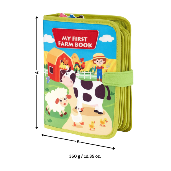 Interactive Farm Fabric Book For Early Learning On The Go
