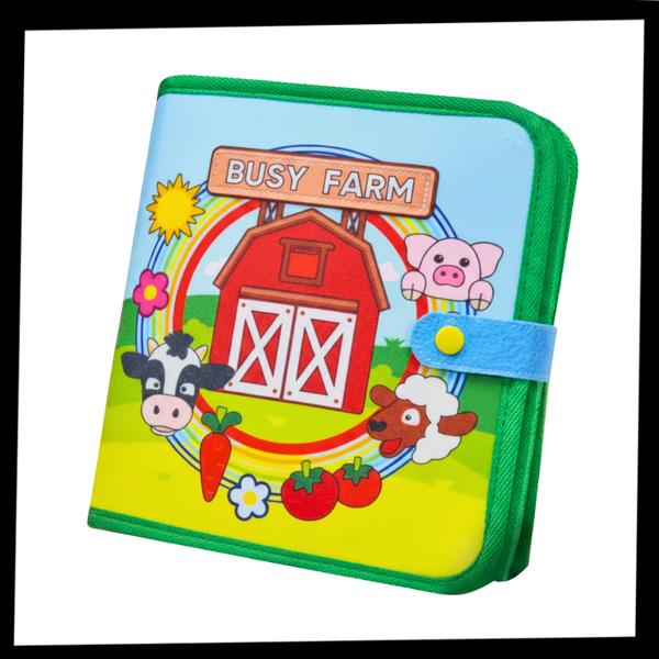 Interactive Farm Fabric Book For Early Learning On The Go