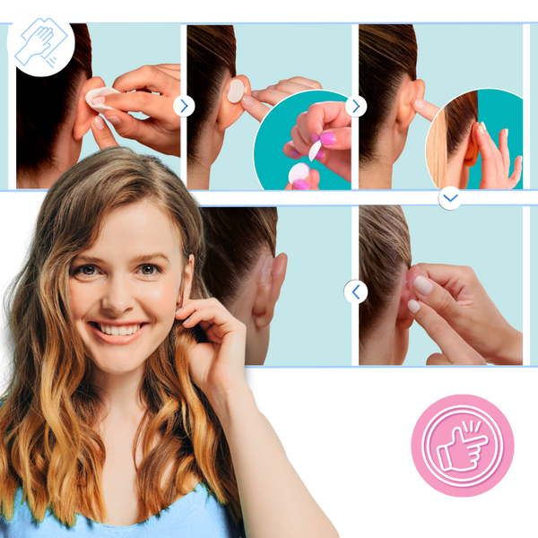 Invisible Ear Tabs For Gentle Natural Ear Lift Subtle Comfort Skin Friendly